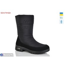 Чоботи жіночі на зиму (6 пар р.37-41) чорний  "QQ&Панда"