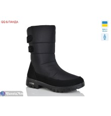 Чоботи жіночі на зиму (6 пар р.37-41) чорний  "QQ&Панда"