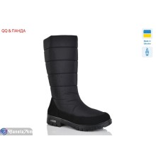 Чоботи жіночі на зиму (6 пар р.37-41) чорний  "QQ&Панда"