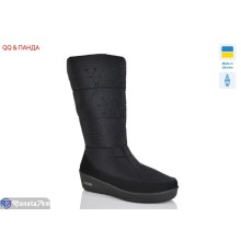 Чоботи жіночі на зиму (6 пар р.37-41) чорний  "QQ&Панда"