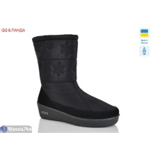 Чоботи жіночі на зиму (6 пар р.37-41) чорний  "QQ&Панда"