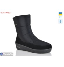 Чоботи жіночі на зиму (6 пар р.37-41) чорний  "QQ&Панда"
