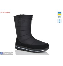 Чоботи жіночі на зиму (6 пар р.37-42) чорний  "QQ&Панда"