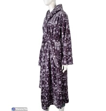 Халат жіночий на зиму (3 шт. р.сетка XL-3XL) фіолетовий  "Danko"
