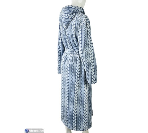 Халат жіночий на зиму (3 шт. р.сетка XL-3XL) синій  "Danko" Халат жіночий на зиму (3 шт. р.сетка XL-3XL) синій  "Danko"