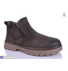 Черевики чоловічі на зиму (6 пар р.46-49) коричневий  "Belossa"