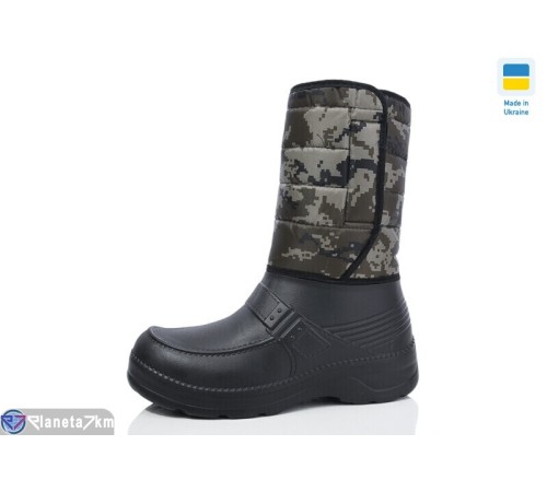Чоловічі чоботи з піни на зиму (6 пар р.41-46) чорний  "INPIRE" Чоловічі чоботи з піни на зиму (6 пар р.41-46) чорний  "INPIRE"