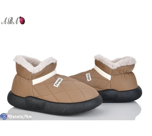 Тапки на зиму (8 пар р.36-41) коричневий  "Aba" Тапки на зиму (8 пар р.36-41) коричневий  "Aba"