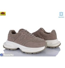 Кросівки жіночі на весну/осінь (6 пар р.36-40) коричневий  "Mei De Li"