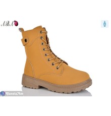 Черевики жіночі на зиму (8 пар р.36-41) camel  "Aba"