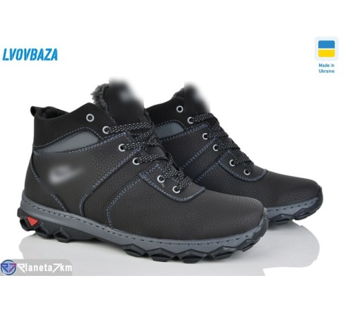 Черевики чоловічі на зиму (8 пар р.40-45) чорний  "LEOBAZA" Черевики чоловічі на зиму (8 пар р.40-45) чорний  "LEOBAZA"