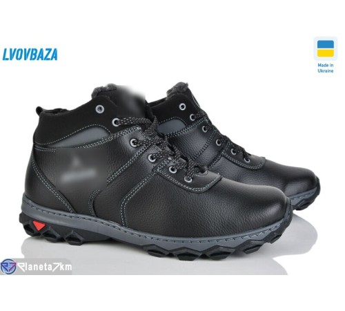 Черевики чоловічі на зиму (8 пар р.40-45) чорний  "LEOBAZA" Черевики чоловічі на зиму (8 пар р.40-45) чорний  "LEOBAZA"