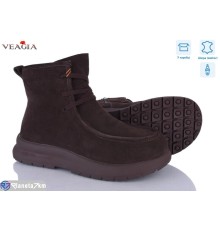 Черевики жіночі на зиму (6 пар р.36-41) коричневий  "Veagia-ADA"
