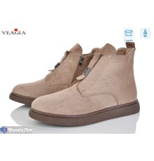 Черевики жіночі на зиму (8 пар р.36-41) коричневий  "Veagia-ADA"