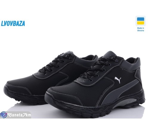 Черевики чоловічі на зиму (8 пар р.40-45) чорний  "LEOBAZA" Черевики чоловічі на зиму (8 пар р.40-45) чорний  "LEOBAZA"