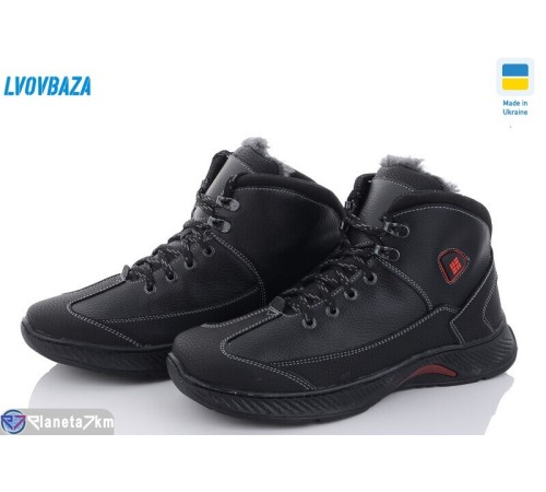 Черевики чоловічі на зиму (8 пар р.40-45) чорний  "LEOBAZA" Черевики чоловічі на зиму (8 пар р.40-45) чорний  "LEOBAZA"
