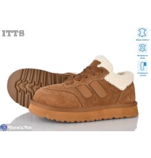 Кросівки жіночі на зиму (6 пар р.36-41) коричневий  "LOTOS"