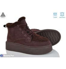 Черевики жіночі на зиму (8 пар р.36-41) коричневий  "STILLI Group"