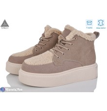 Черевики жіночі на зиму (8 пар р.36-41) коричневий  "STILLI Group"