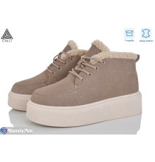 Черевики жіночі на зиму (8 пар р.36-41) коричневий  "STILLI Group"