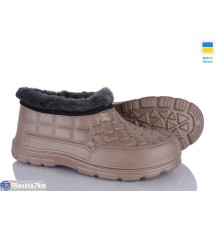 Калоші жіночі на зиму (6 пар р.37-42) коричневий  "Ladmir"