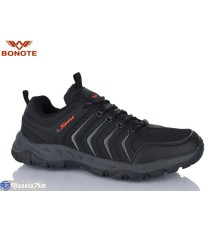 Кросівки чоловічі на весну/осінь (8 пар р.41-46) чорний  "Bonote"