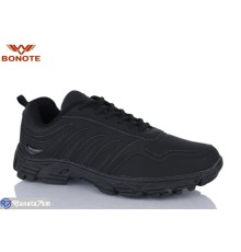 Кросівки чоловічі на весну/осінь (8 пар р.41-46) чорний  "Bonote"