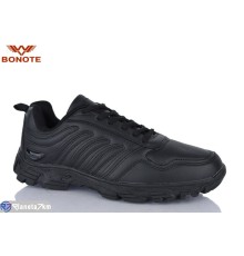 Кросівки чоловічі на весну/осінь (8 пар р.41-46) чорний  "Bonote"