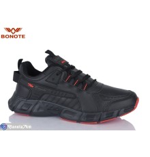 Кросівки чоловічі на весну/осінь (8 пар р.41-46) чорний  "Bonote"