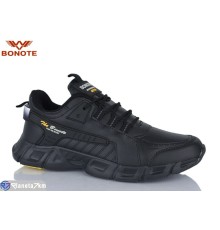 Кросівки чоловічі на весну/осінь (8 пар р.41-46) чорний  "Bonote"