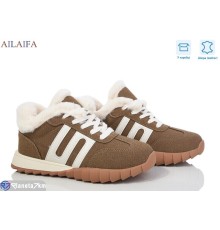 Кросівки жіночі на зиму (8 пар р.36-41) коричневий  "Latifa"