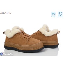 Кросівки жіночі на зиму (8 пар р.36-41) camel  "Latifa"