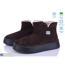 Уггі жіночі на зиму (6 пар р.36-41) коричневий  "ERIKA"