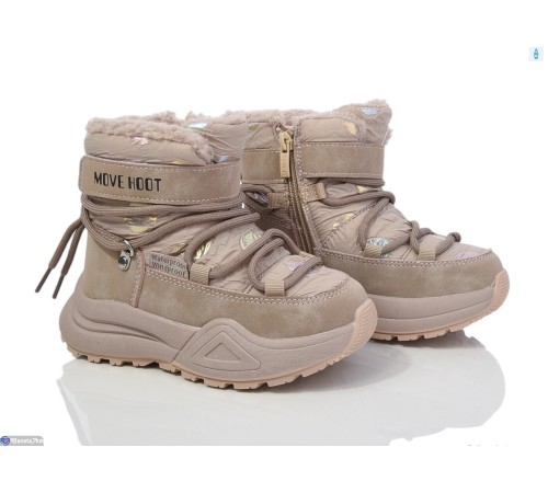 Дутики дитячі на зиму (8 пар р.27-32) коричневий  "Normashoes" Дутики дитячі на зиму (8 пар р.27-32) коричневий  "Normashoes"