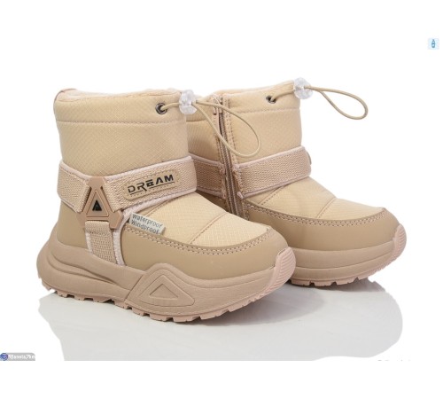 Дутики дитячі на зиму (8 пар р.27-32) бежевий  "Normashoes" Дутики дитячі на зиму (8 пар р.27-32) бежевий  "Normashoes"