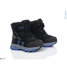 Дутики дитячі на зиму (8 пар р.23-28) чорний  "Normashoes" Дутики дитячі на зиму (8 пар р.23-28) чорний  "Normashoes"