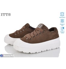 Кросівки жіночі на зиму (6 пар р.36-40) коричневий  "LOTOS"