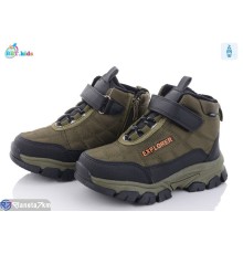 Черевики дитячі на зиму (8 пар р.32-37) зелений  "BBT"