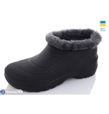 Калоші чоловічі на зиму (6 пар р.42-45) чорний  "Korka"