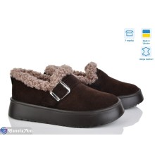 Туфлі жіночі на зиму (6 пар р.36-41) коричневий  "STELUSA"