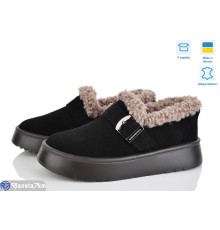 Туфлі жіночі на зиму (6 пар р.36-41) чорний  "STELUSA"