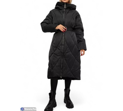 Куртка жіноча на зиму (4 шт. р.сетка S-XL) чорний  "Masari" Куртка жіноча на зиму (4 шт. р.сетка S-XL) чорний  "Masari"