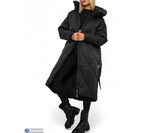 Куртка жіноча на зиму (4 шт. р.сетка S-XL) чорний  "Masari" Куртка жіноча на зиму (4 шт. р.сетка S-XL) чорний  "Masari"