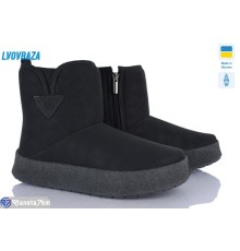 Черевики жіночі на зиму (8 пар р.37-42) чорний  "LEOBAZA" Черевики жіночі на зиму (8 пар р.37-42) чорний  "LEOBAZA"