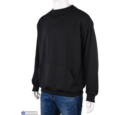 Кофта чоловіча на весну/осінь (3 шт. р.сетка 3XL-5XL) чорний  "VERONIKA" Кофта чоловіча на весну/осінь (3 шт. р.сетка 3XL-5XL) чорний  "VERONIKA"