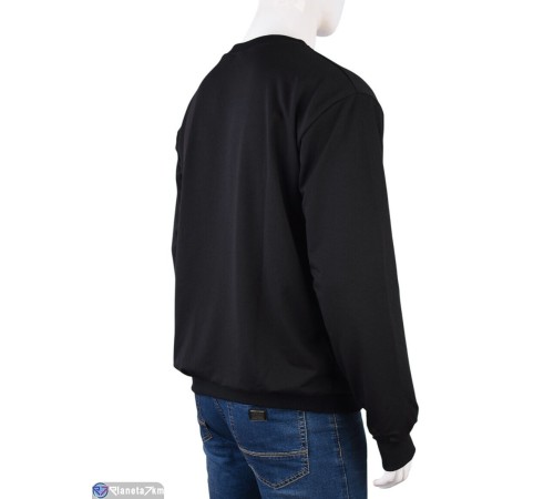 Кофта чоловіча на весну/осінь (3 шт. р.сетка 3XL-5XL) чорний  "VERONIKA" Кофта чоловіча на весну/осінь (3 шт. р.сетка 3XL-5XL) чорний  "VERONIKA"