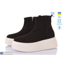 Черевики жіночі на зиму (6 пар р.36-40) коричневий  "FANio" Черевики жіночі на зиму (6 пар р.36-40) коричневий  "FANio"