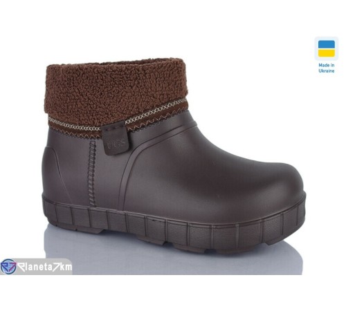 Калоші жіночі на весну/осінь (6 пар р.37-41) коричневий  "INPIRE" Калоші жіночі на весну/осінь (6 пар р.37-41) коричневий  "INPIRE"
