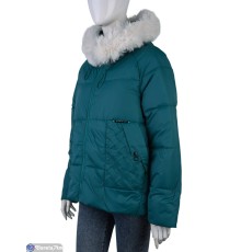 Куртка жіноча на весну/осінь (5 шт. р.сетка S-2XL) зелений  "Kalabok"