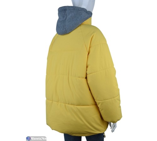 Куртка жіноча на весну/осінь (4 шт. р.сетка M-2XL) жовтий  "Kalabok" Куртка жіноча на весну/осінь (4 шт. р.сетка M-2XL) жовтий  "Kalabok"